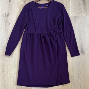 Seraphine Purple Maternity Dress